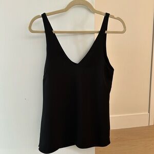 Amanda Uprichard date night black top in small.